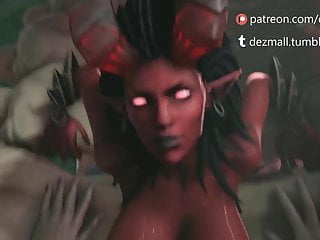 Sacrifice By Dezmall - Sex With Demon Succubus 3D Cg Sfm free video