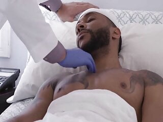 Black Stud Jaxx Maxim Pounds His Doctor Michael Roman free video