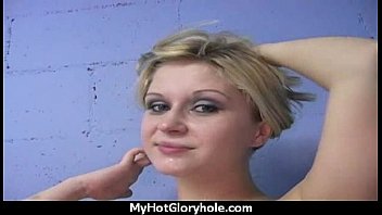 Ebony Teen Shows Off Her Blowjob Skills At Gloryhole 4 free video