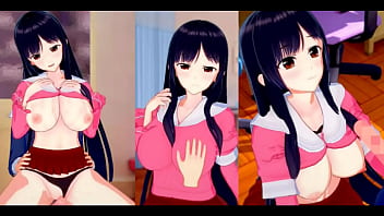 【エロゲーコイカツ！】東方 蓬莱山輝夜におっぱい揉みまくりH！3Dcg巨乳アニメ動画(東方プロジェクト)【ヘンタイゲーム とうほう かぐや ほうらいざん】 free video