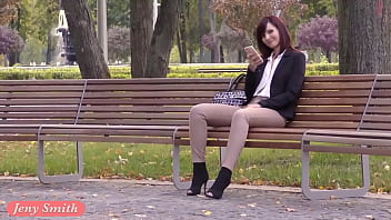 Wrong Moment To Ask Her For A Date. Caught Wearing Crotchless Pants free video