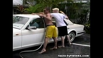 Hot Jocks Car Wash Service Turns To Crazy Gay Fucking free video