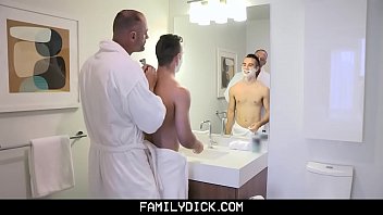 Familydick - Shy Stepson Get Taught By Stepdaddy To Shave free video