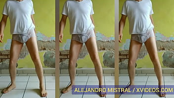 Hombre Gay Bailando En Ropa Interior Blanca Mojada Trusas Calzoncillos Calientes Alejandro Mistral free video