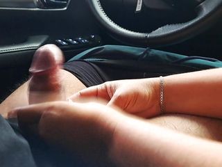 A Good Wank In The Car Before Leaving Home free video