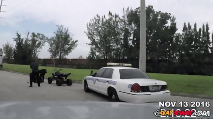 Gay Jocks Are Teaching A Lesson To These Illegal Motorcyclist By Making Him Moan Like A Bitch free video