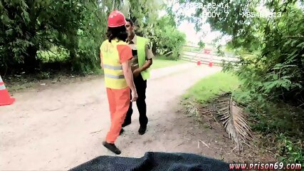 Gay Cops In Leather Trash Pick-Up Ass Fuck Field Trip free video