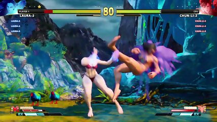 Bottomless Fighter - Team Match: Laura Vs Chun Li (Progressive Nsfw) free video